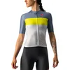 Image de CASTELLI Aero PRO W Jersey Long Maillot Femme, Silver Gray/Sulphur-light Stee, M