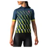 Image de CASTELLI Pente Jersey Long Maillot Femme, Moonlit Ocean/Sulphur-white, L