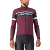 Image de CASTELLI Passiste Jersey Long Homme, Bordeaux/Savile Blue-Chalk, XXL