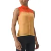 Image de CASTELLI T-shirt sans manches Velocissima pour femme, Orange tendre/Lave écarlate, S