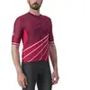 Image de CASTELLI Speed Strada Jersey T-shirt de cyclisme pour homme, Rouge (Bordeaux/Persian Red), M