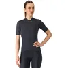 Image de castelli T-shirt de cyclisme pour femme, Noir (Light Black), L
