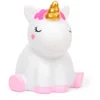 Image de Legami - Veilleuse pour enfants, 4 couleurs, piles incluses, 20 heures d'autonomie, 10,4 x 11,5 cm, thème licorne