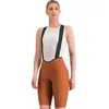 Image de CASTELLI Espresso W DT Bibshort Femme, Short de cyclisme avec bretelles, respirant et confortable, idéal pour les longues distances, Mocha., L