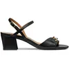 Image de Geox Sandales à talons D New Eraklia 50 pour fille, Noir, 40 EU