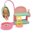 Image de Cicciobello Amicicci, Bébé avec Chambre Dream Time, Idéale pour Le Dodo, 1 Amicicci Fille et des Accessoires, Jouet pour Enfants dès 3 Ans, GIOCHI PREZIOSI, CC034
