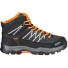 Image de CMP Rigel Mid Trekking Chaussures WP, Marche, Antracite Flash Orange, 31 EU