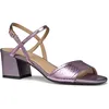 Image de Geox D New Eraklia 50 B, Sandales à talons pour femme, Lilas, 37 EU