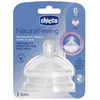 Image de Chicco Tétine Naturalfeeling Débit Rapide 2 Unités