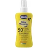 Image de Chicco Lait Spray SPF 50 + à excellente protection pour la peau sensible de bébé, protège des rayons solaires, hydratant, 150 ml