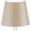Image de Zafferano, Lampe Poldina Stopper, Lampe-Capuchon Rechargeable Sans Fil avec Contrôle Tactile, Convient pour Salon et Extérieur, Variateur, 2200-3000 K, Hauteur 11 cm, Couleur Sable