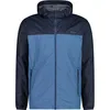 Image de CMP - Veste imperméable à capuche pour hommes, Bleu poussiéreux, 48