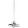 Image de Kartell Goodnight Lampe de table d'extérieur à piles, intensité variable, H 29 cm, chrome brillant