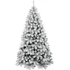 Image de Megashopitalia Arbre de Noël enneigé 150/180/210/230/270 cm Superfou réaliste (180)