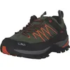 Image de CMP Rigel Chaussures basses de trekking et de randonnée pour homme, Vert foncé, orange Torba Flash Orange, 46 EU