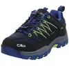 Image de CMP Kids Rigel Low Trekking Shoe WP, Chaussures de Randonnée Basses Garçon Mixte, B Blue Electric, 37 EU