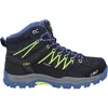 Image de CMP Rigel Mid Trekking Shoe WP, Chaussures de Marche, B Blue Electric, 30 EU