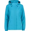Image de CMP Knit Tech Mélange Fleece Jacket with Hood, Boy, Bluish Mel-Blanc, 140 Femme, Hawaian, 56