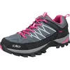 Image de CMP Rigel Low Trekking Shoes WP, Chaussures de Marche Femme, Grey Fuxia Ice, 43 EU