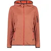 Image de CMP Veste Knit-Tech pour femme avec capuche fixe, Campari-Lighter, 44