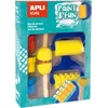 Image de APLI Kids 15135 - Set de peinture avec gouache, rouleaux et tampons, couleur/modèle assorti