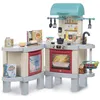 Image de Chicos - Cuisine 2 en 1 | Deli Kitchen Plus. Système photochromatique à effet réel de cuisson, lumières et sons. Module transformable en barbecue et montage facile. Idéal pour les enfants de 3 4 5 ans