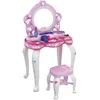 Image de Chicos - Coiffeuse Enfant Fille Top Star | Jeu d'imitation | Coiffeuse avec Miroir et Tabouret Jouet | 12 accessoires | Ma Premiere Coiffeuse (87398)