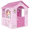 Image de Chicos - Niche pour enfants en extérieur Pink Princess | Convient pour l'intérieur et l'extérieur | Comprend des autocollants pour la décorer, fabriquée en plastique résistant et durable | Rose (89613