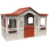 Image de Chicos - Maison Le Chalet | Cabane de Jardin pour Enfants +24 Mois | Fabriqué en Plastique Robuste et Durable avec Montage Facile. Dimensions de la Maison : 159 x 103 x 104 cm (89650)