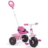 Image de MOLTO Tricycle urbain 3 en 1 pour enfant sûr, polyvalent et réglable, avec embrayage de blocage des roues, poignée réglable et ceinture de sécurité, léger et résistant