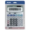 Image de Milan Calculatrice 14 Chiffres En Blister Gris Métallisé