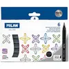 Image de Milan Boîte 6 Pointe Brustels Brosse Métallisée