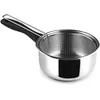 Image de IBILI - Saucière avec panier Induktion, 18 cm, Acier inoxydable, Compatible avec l’induction, Friteuse
