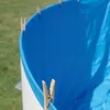 Image de Gre FSPR460   Liner uni bleu pour piscines rondes hors-sol de dimensions 460 x 120 cm, avec système overlap