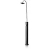 Image de Gre SSAL18   Douche solaire de jardin en aluminium avec réservoir de 18 l, composée de deux parties