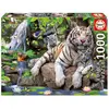 Image de Educa Puzzle De Pièces De Tigre Blanc Du Bengale 1000 Pièces
