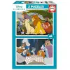 Image de Educa Puzzle 2x48 Pièces Disney Animaux Le Roi Lion+la Belle Et Le Clochard