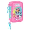 Image de Safta GABBY'S DOLLHOUSE CONFETTI - Trousse scolaire avec 37 outils inclus, trousse pour enfant, idéale pour les enfants de 5 à 14 ans, confortable et polyvalente, qualité et résistance, 12,5 x 5,5 x