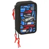 Image de Safta Hot WHEELS - Trousse scolaire avec 37 outils inclus, trousse pour enfant, idéale pour les enfants de 5 à 14 ans, confortable et polyvalente, qualité et résistance, 12,5 x 5,5 x 19,5 cm