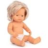 Image de Miniland Poupée Bébé Blonde Européenne 38 Cm