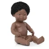 Image de Miniland P Poupée Bébé Africaine Atteinte Du Syndrome De Down 38 Cm
