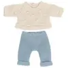 Image de Miniland Ensemble Tricot Pull&pantalon 21 Cm