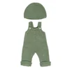 Image de Miniland Ensemble De Vêtements Tricotés : Barboteuse Et Bonnet 38 Cm