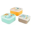 Image de Miniland - Lot de 3 boîtes repas pour enfants (Jungle)