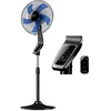 Image de Taurus - Ventilateur sur pied Boreal 16CR Digital 50W | 5 pales 40 cm | 3 vitesses | Hauteur réglable | Oscillation automatique | Minuterie 7,5h | Télécommande | Silencieux | Noir