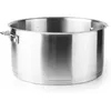 Image de Lacor - 56624 - Corps pour casserole combi, acier inoxydable 18/10, aluminium, 5,5 litres, fond thermodiffuseur sandwich, empilable, adapté à induction, passe au lave-vaisselle, passe au four, Ø24 cm