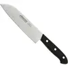 Image de Arcos Bolonia - Couteau Santoku - Acier Inoxydable NITRUM 170 mm - Manche Polyoxyméthyléne (POM) Noir