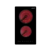 Image de CATA TD 3002 BK Plaque en vitrocéramique couleur noire 2 zones de cuisson haute lumière 9 niveaux de puissance réglables contrôle tactile avec signal acoustique puissance 3 kW largeur 30 cm