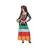 Image de Atosa Costume De Squelette Mexicain Robe Longue