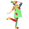 Image de Atosa Déguisement clown femme adulte patchwork arc-en-ciel XS